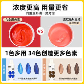 法采食用色素正红色180g 烘焙专用颜料蛋糕调色奶油马卡龙裱花FC /粮油调味 /烘焙原料 /食品添加剂类