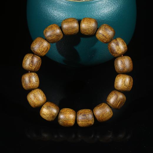 BC.NF7.16-1  白棋九分沉桶珠，17.21g 商品图0