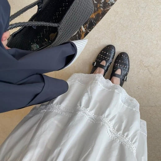 韩国PLAT BASE 夏季镂空玛丽珍休闲鞋 舒适透气 时尚百搭 商品图8