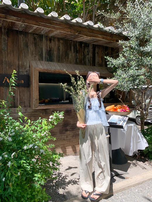 <曾小咸推荐>现货秒杀！雪纺吊带背心 日常119.99 立减60 秒杀59.99！浅卡色休闲裤 日常159.99 立减80 秒杀79.99！ 商品图9