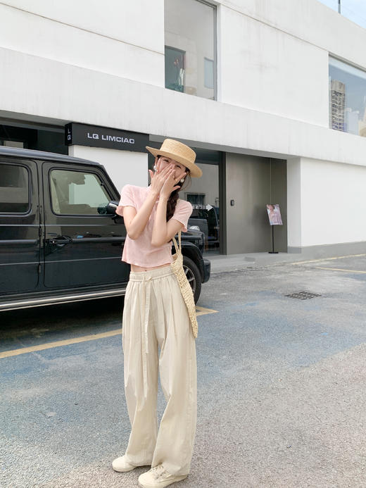 <曾小咸推荐>现货秒杀！雪纺吊带背心 日常119.99 立减60 秒杀59.99！浅卡色休闲裤 日常159.99 立减80 秒杀79.99！ 商品图6