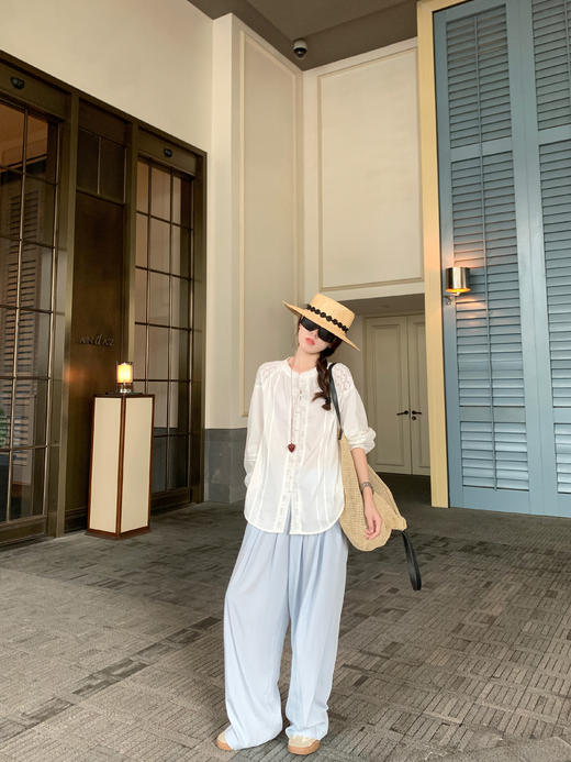 【169元任选2件】最后一波现货！蕾丝复古灯笼袖衬衫 商品图8