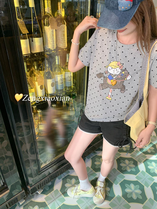 【149元任选2件】现货秒杀！卖完不补 ！微信打折价！2色抽绳牛仔短裤 商品图14