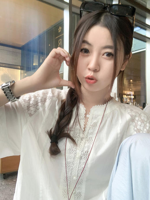 【169元任选2件】最后一波现货！蕾丝复古灯笼袖衬衫 商品图9