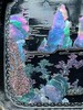 镶螺钿山水图黑漆方碟，顺丰包邮 商品缩略图9