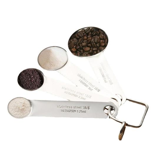 【出口304不锈钢调味勺】韩式304不锈钢量勺刻度勺厨房烘焙DIY调羹勺奶粉勺调味勺 商品图4
