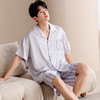 夏季冰雪丝短袖短裤睡衣套装 凉感丝滑可外穿家居服 商品缩略图10