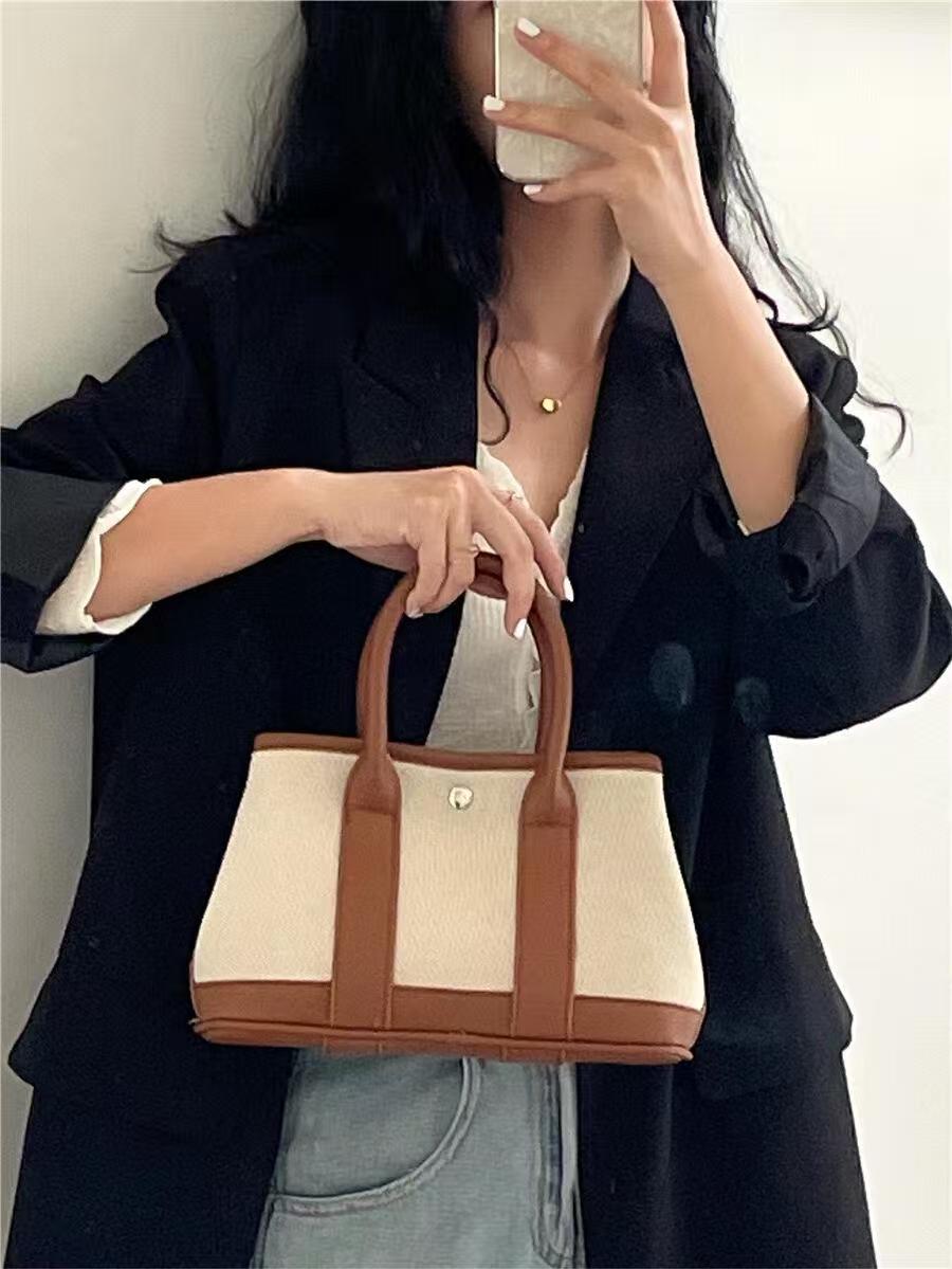 BT213-爱马仕迷你进口皮纯手工花园包（BT*MM）