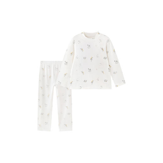 英氏儿童睡衣套装2025秋冬新款女童家居服中大童长袖保暖秋衣秋裤 商品图4