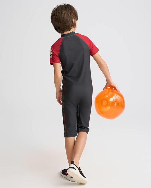 【春上新】8楼爱慕儿童Aimer Kids男孩2件装-赛车总动员急速闪电短袖五分裤连体泳衣AK267H262，吊牌价620元 商品图2