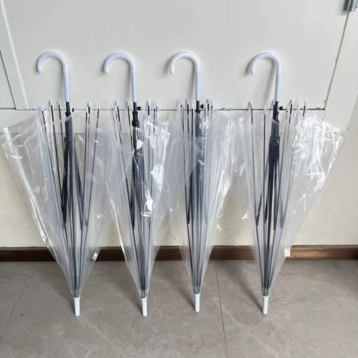 公主洋伞/长柄透明雨伞 商品图3