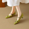 【预售5天】法式一字扣花朵复古温柔玛丽珍鞋夏新款浅口百搭低跟单鞋女DB&M6518 商品缩略图0