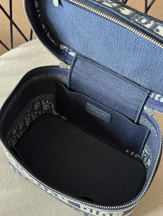 BT144-迪奥老花满印化妆包洗漱包老花蓝大（BT*MM）7.22直播款 商品图8