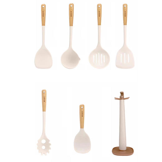 【食品级新款套装硅胶厨具！】 耐高温锅铲 厨房家用套装一套到位 勺不粘锅专用  商品图4