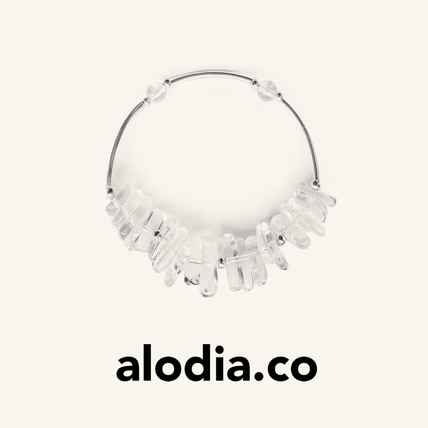 【沈月金靖同款】alodia.co 品牌直发 璃裳白水晶手链 925银设计款天然水晶手串新升级款弹力绳