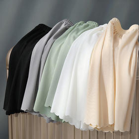 买一送一安全裤女防走光夏季薄款可外穿不卷边冰丝打底短裤白色保险裤