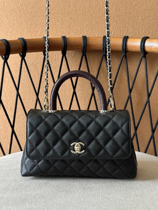 GZ125- 香奈儿 Coco Handle 25P 憨豆手柄单肩斜挎包 小号（MM*QZ）7.22直播款 商品图1