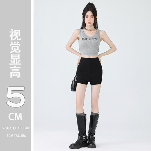 严选西装短裤女夏季新款高腰显瘦休闲运动小个子百搭辣妹热裤 商品图1