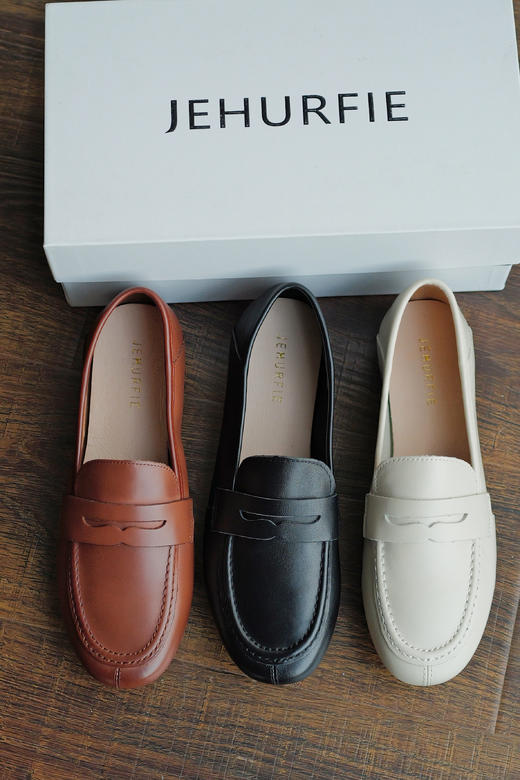 纪华菲正品牛皮软底乐福鞋 商品图3