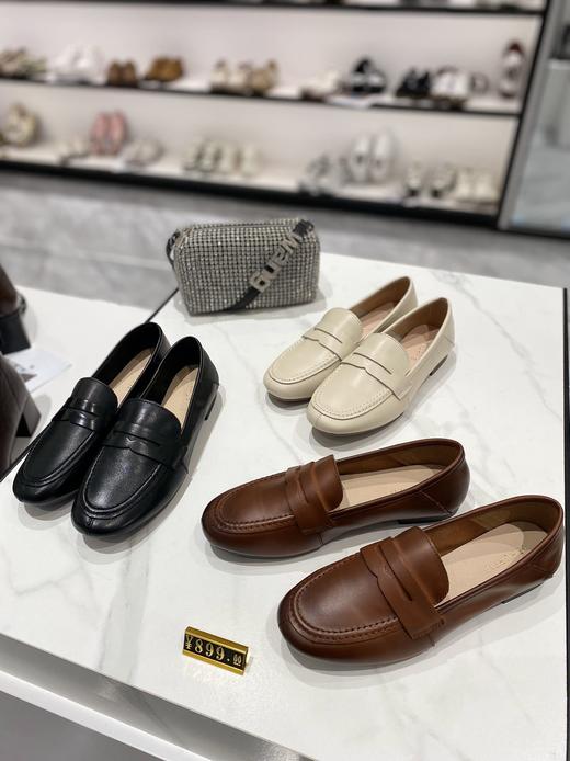 纪华菲正品牛皮软底乐福鞋 商品图0