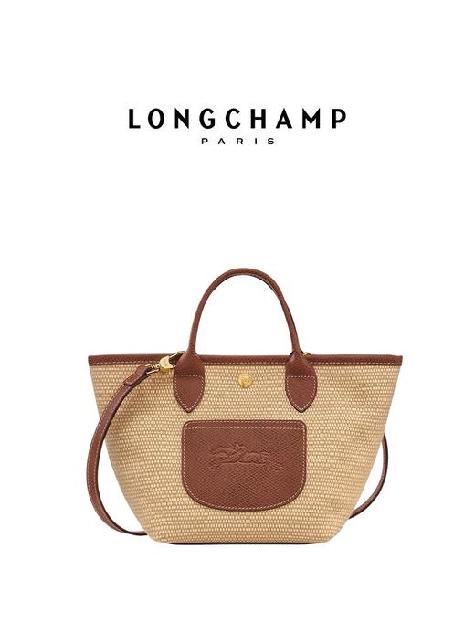 手工草编包，自然田园风。牛皮松弛感帆布菜园单肩手提包C072068 商品图6