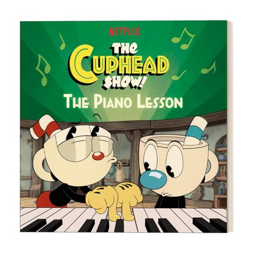 英文原版 The Piano Lesson The Cuphead Show! 茶杯头漫画 钢琴课 儿童绘本 Netflix影视版 Billy Wrecks 英文版 进口英语原版书 商品图1
