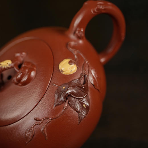 龙德堂陶艺 徐飞制《好事来了》原矿大红袍 180cc 库存请咨询客服 商品图3