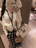 BT92-MIU MIU缪缪 刻字徽标拉链开合 帆布拼皮革 单肩手提包 （BT*ZJ）7.22直播款 商品缩略图5