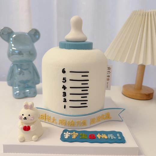 加高小兔子奶瓶卡通蛋糕-加高艺术蛋糕 商品图6