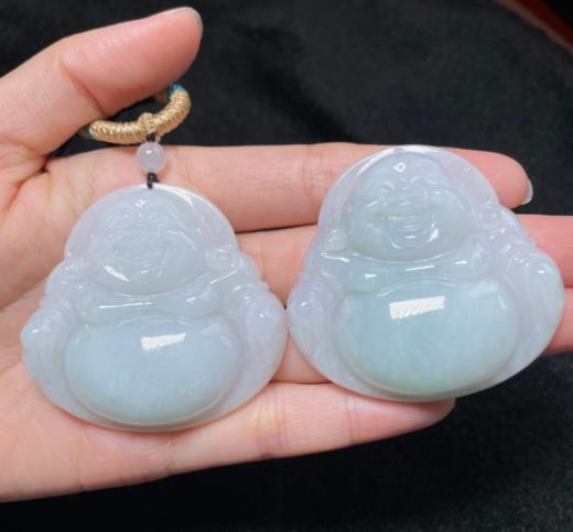 D翡翠吊坠-翡翠大佛公吊坠约46*48mm 商品图0