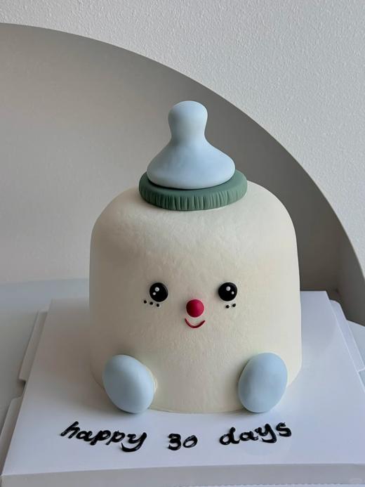 加高小兔子奶瓶卡通蛋糕-加高艺术蛋糕 商品图7