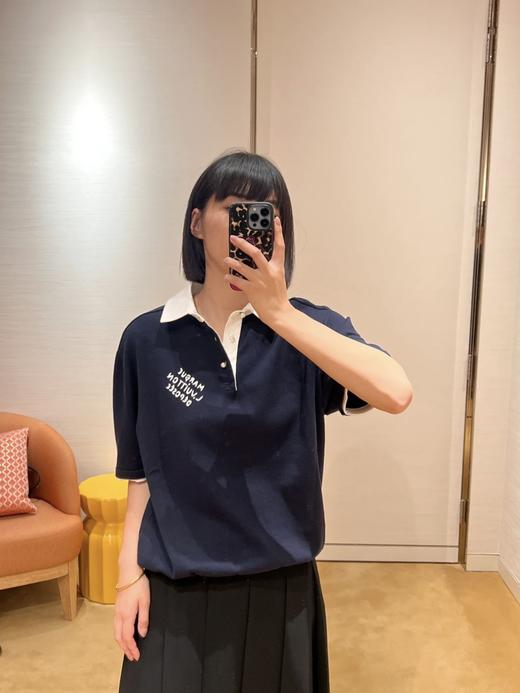 驴家 25ss珠光纽扣针织polo衫 男女同款（DY） 商品图1