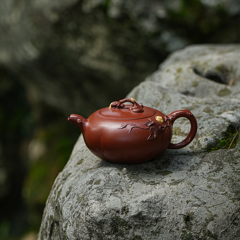 龙德堂陶艺 徐飞制《好事来了》原矿大红袍 180cc 库存请咨询客服