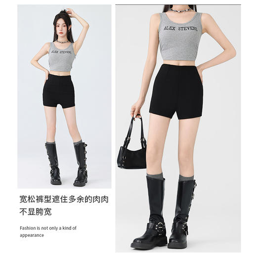 严选西装短裤女夏季新款高腰显瘦休闲运动小个子百搭辣妹热裤 商品图2