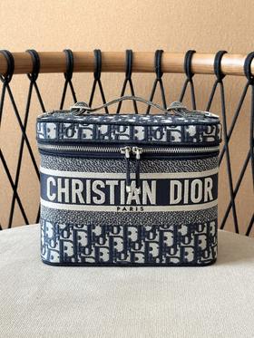 BT144-迪奥老花满印化妆包洗漱包老花蓝大（BT*MM）7.22直播款