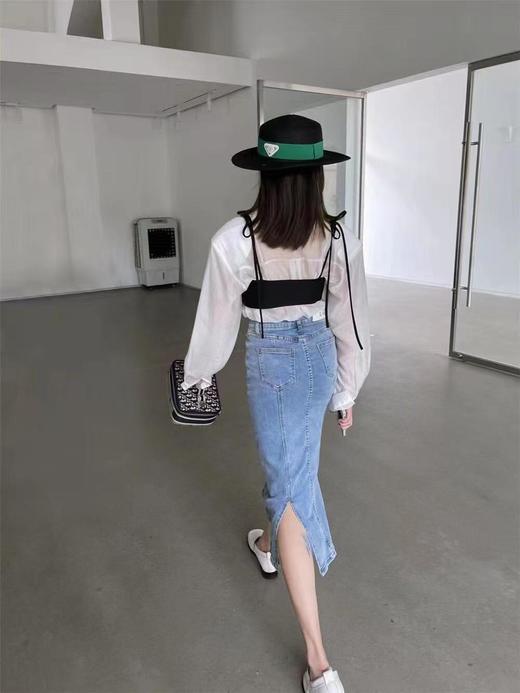 BT145-迪奥刺绣老花满印 收纳盒 手提包 女款 牛仔蓝色（BT*MM）7.22直播款 商品图5