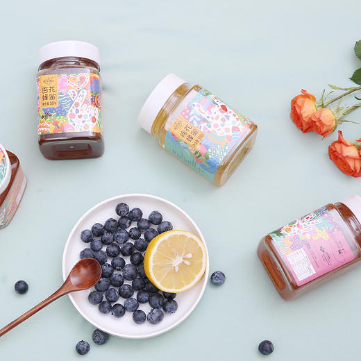 【69元4瓶】沁河浪花沁水特此槐花蜂蜜500g/瓶 商品图1