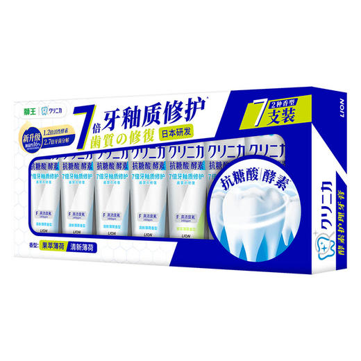 MM 山姆 狮王 齿力佳酵素护理牙膏 130g*7 商品图1