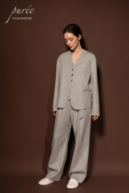 SUIT TRIO 85% WOOL 15% CASHMERE 西装三件套 商品图7