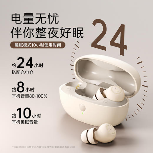 睡眠耳机可侧睡 双重隔音 助眠音降噪舒适小巧 紫外线杀菌 商品图7