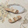 经典鲨2025夏季新款民族渡假风懒人一脚蹬舒适平底凉拖鞋女KW65-529131 商品缩略图2