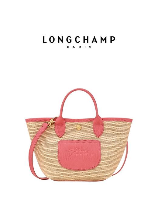 手工草编包，自然田园风。牛皮松弛感帆布菜园单肩手提包C072068 商品图9