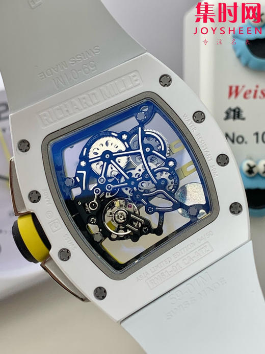 理查德米勒 APS新品RM061白碳版 白跑道 RM61男士腕表 商品图3