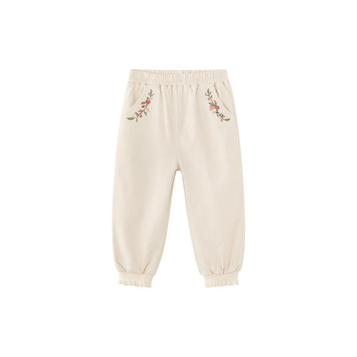 【商场同款】英氏儿童裤子春秋百搭休闲裤女童束脚卫裤新款长裤 商品图4