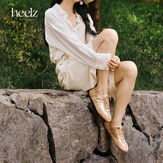 heelz设计师手工鞋履 | 便携式羊翻毛皮芭蕾德训鞋0.5公分 商品图1