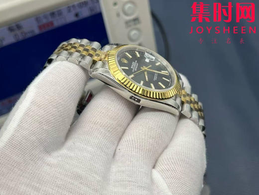 劳力士 VS日志41系列 间金黑盘 男士腕表 丹东3235机 五珠带 表径41mm 商品图4