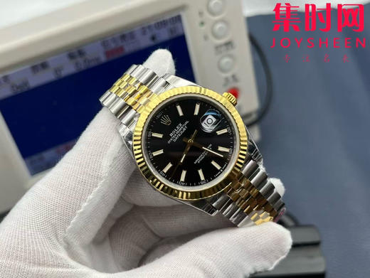 劳力士 VS日志41系列 间金黑盘 男士腕表 丹东3235机 五珠带 表径41mm 商品图0