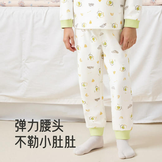 英氏儿童睡衣套装2025秋冬新款女童家居服中大童长袖保暖秋衣秋裤 商品图3