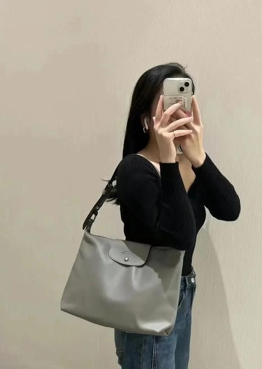 法国龙骧HOBO腋下包纯皮休闲通勤可腋下可手提可斜挎 商品图2