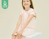 红豆女童莫代尔居家睡裙（桃粉色+青草绿）/2件（130码，适合25-30kg）补单专用 商品缩略图1